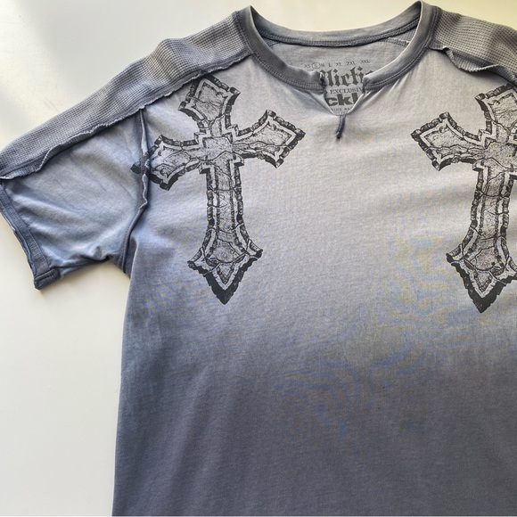 Affliction Other - Affliction cross logo front back print t-shirt Small